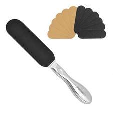 Professional Pedicure Foot File, Coarse/Fine Dual 1 Count Pack of 13 , Black