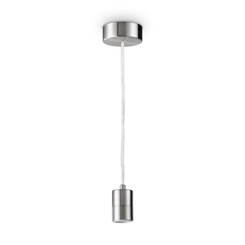 Lampada a Sospensione Metallo Cromo E27 | Design Moderno Interni