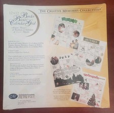 CREATIVE MEMORIES 12x 12 CALENDAR GRID 6/12 Pages BORDER RCM-12CL 7 Available