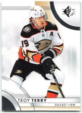 2023-24 SP Hockey #19 Troy Terry Anaheim Ducks