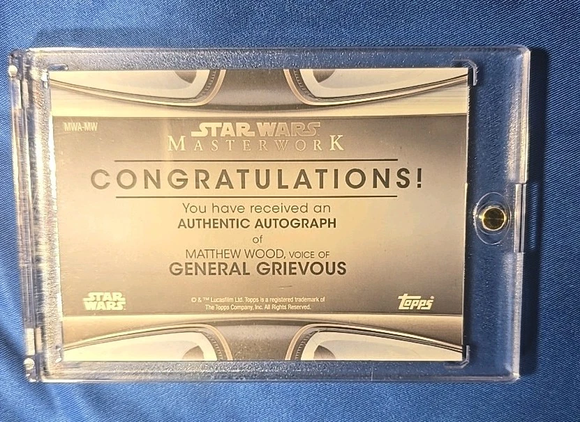 2021 Star Wars Masterwork Matthew Wood as General Grievous Auto - Image 2 of 2