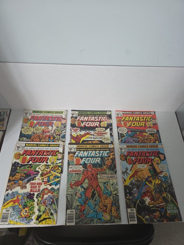 Marvel Comics Fantastic Four 180 181 182 183 184 185 Lot Of 6 Comic Books
