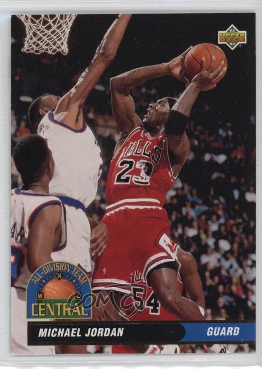 1992-93 Upper Deck All-Division Team Michael Jordan #AD9 HOF