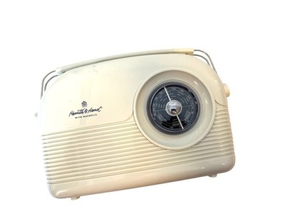 Retro Portable AM/FM Bluetooth Radio Cream - Hearth & Hand with Magnolia Gaines
