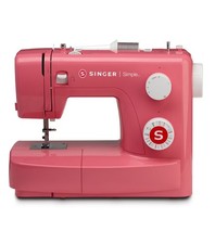 Singer Simple 3223 Automatic Zig-Zag Electric Sewing Machine (Pink) 220V NEW