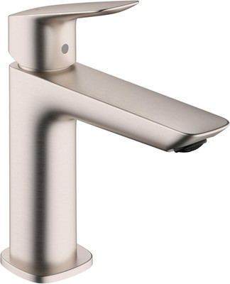 Logis Brushed Nickel Single-Handle Bathroom Faucet with 1-Hole Design