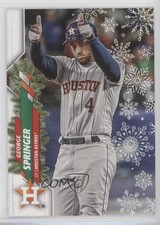 2020 Topps Holiday WalMart Mega Box Metallic George Springer #HW124 0jk3