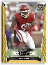 Eric Gray 2023 Leaf Draft Gold Oklahoma Sooners #47
