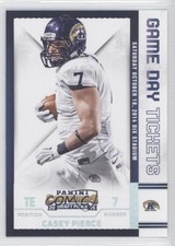2015 Panini Contenders Draft Picks Game Day Tickets Casey Pierce #100 0c6