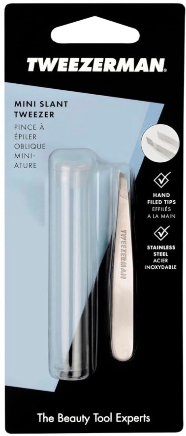 Tweezerman Stainless Steel Mini Slant Tweezer