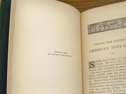 The Works of NATHANIEL HAWTHORNE 7 Volumes Copyright 1860-1881 Houghton, Mifflin - Picture 7 of 12