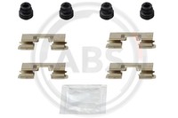 A.B.S. ZubehöRsatz Scheibenbremsbelag BremsklöTze FüR Ford Fiesta VI