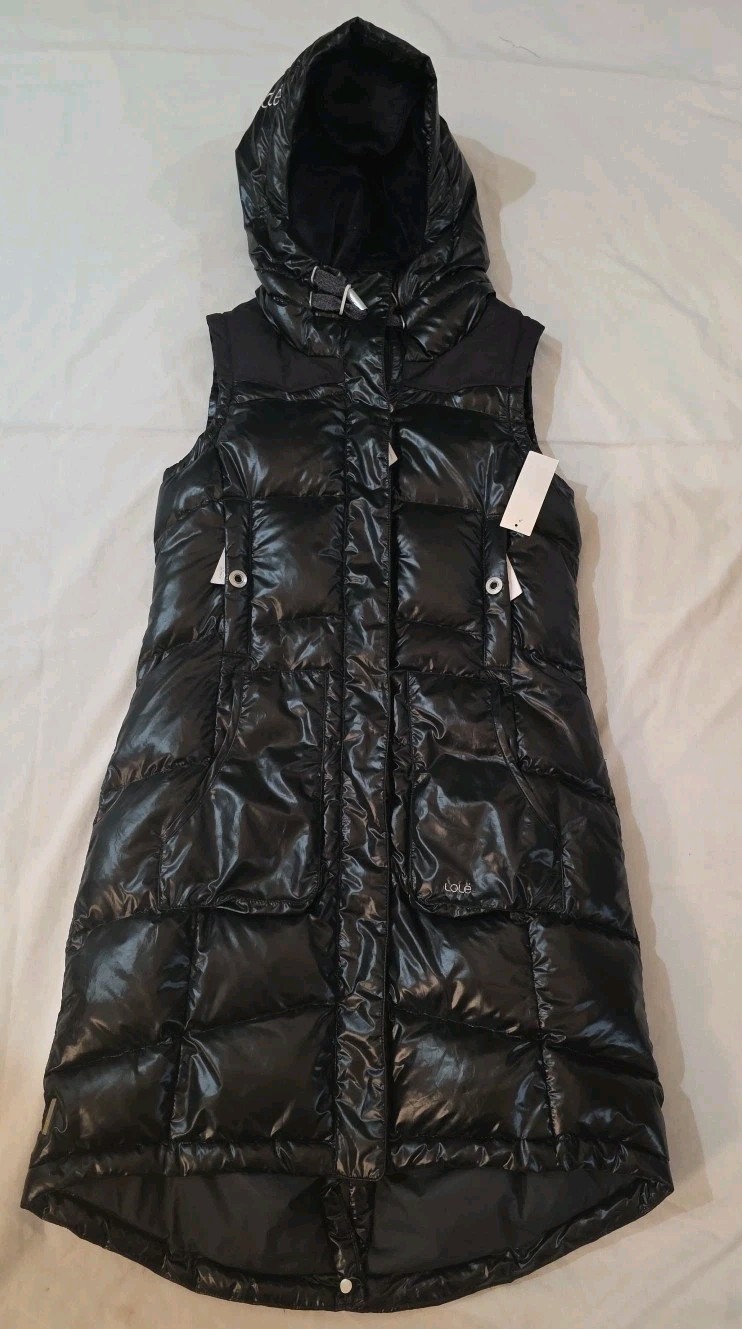 LOLE Hooded Vest Atelier Insulation Puffer Jacket NWT No Arms 