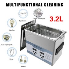 3.2L Ultrasonic Cleaner with Timer & Heater Digital Sonic Cleaner ds