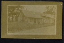 Rppc Lennoxville Qc Quebec Canada 1907 House / Cabin With Barn Near Road