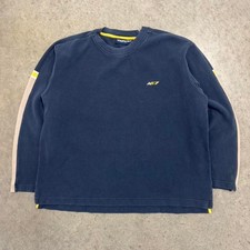 Vintage Y2K Aeropostale Sweatshirt Sweater Pullover Skater Faded Blue Large