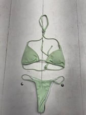 Shein Solid Mint Green 2 Piece Bikini Set Womens Size Medium