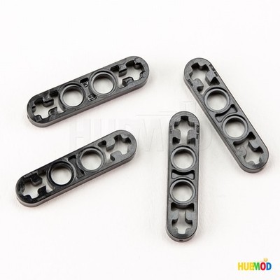 Lot of 4 Genuine LEGO Black Technic 32449 1x4 Thin Liftarm Half Beam Brick Parts