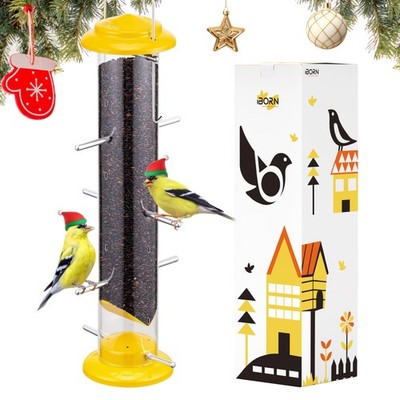 Finch Feeders for Outside,Nyjer/Thistle Bird Feeder,14 Inch Tube Bird Feeders...