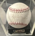 Roger Clemens Official Major League Baseball Signed Autographed w/ Display Case