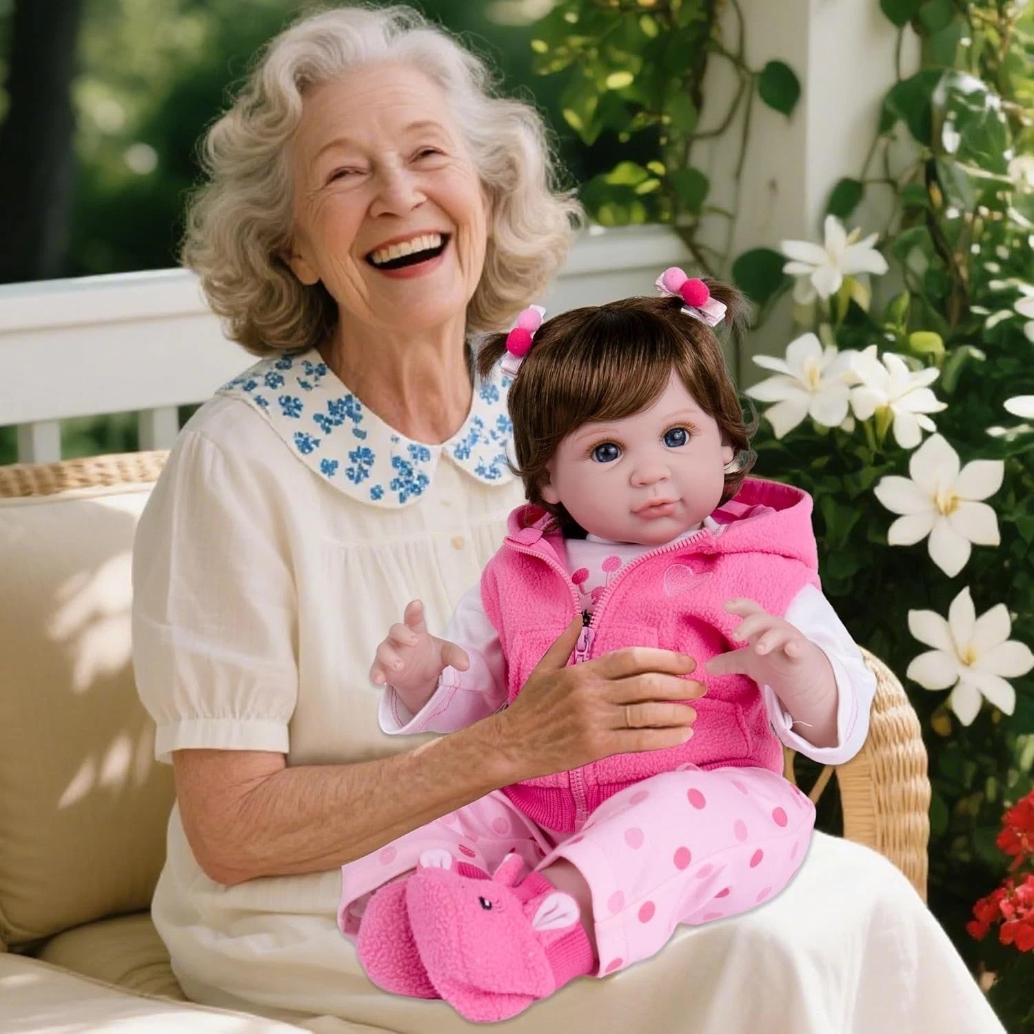 22-Inch Lifelike Reborn Baby Doll with Weighted Body & Accessories for Kids