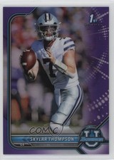 2021-22 Bowman U Chrome Prospects Purple Refractor Skylar Thompson #74 0kz8