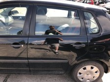 VW Polo 9N3 Tür hinten links Fondtür im Rohbau L041 Brillantschwarz