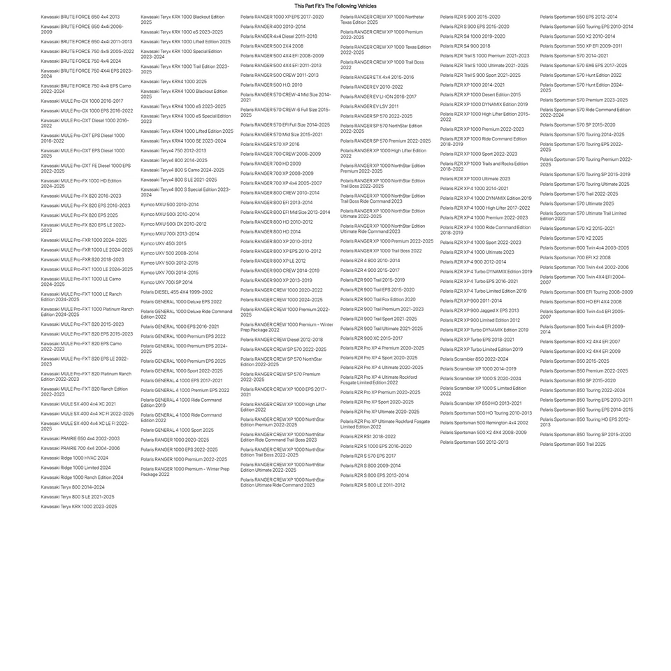 Neumático Tusk TriloBite HD 8 capas 27x9-14 para ARCTIC CAT Prowler 700 HDX XT 2015-2017 Foto 4 de 4