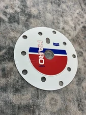 Chainring Power Disc White Haro Style 110/130 BCD 5 Bolt Old School Bmx