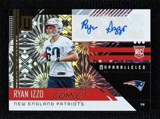 2018 Panini Unparalleled Rookie Fireworks Signatures 2/5 Ryan Izzo #272 Auto 3k9