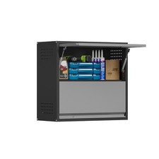 Metal Wall Cabinet 2 Doors Garage Tool Storage Cabinet Wall Metal Cupboards Home