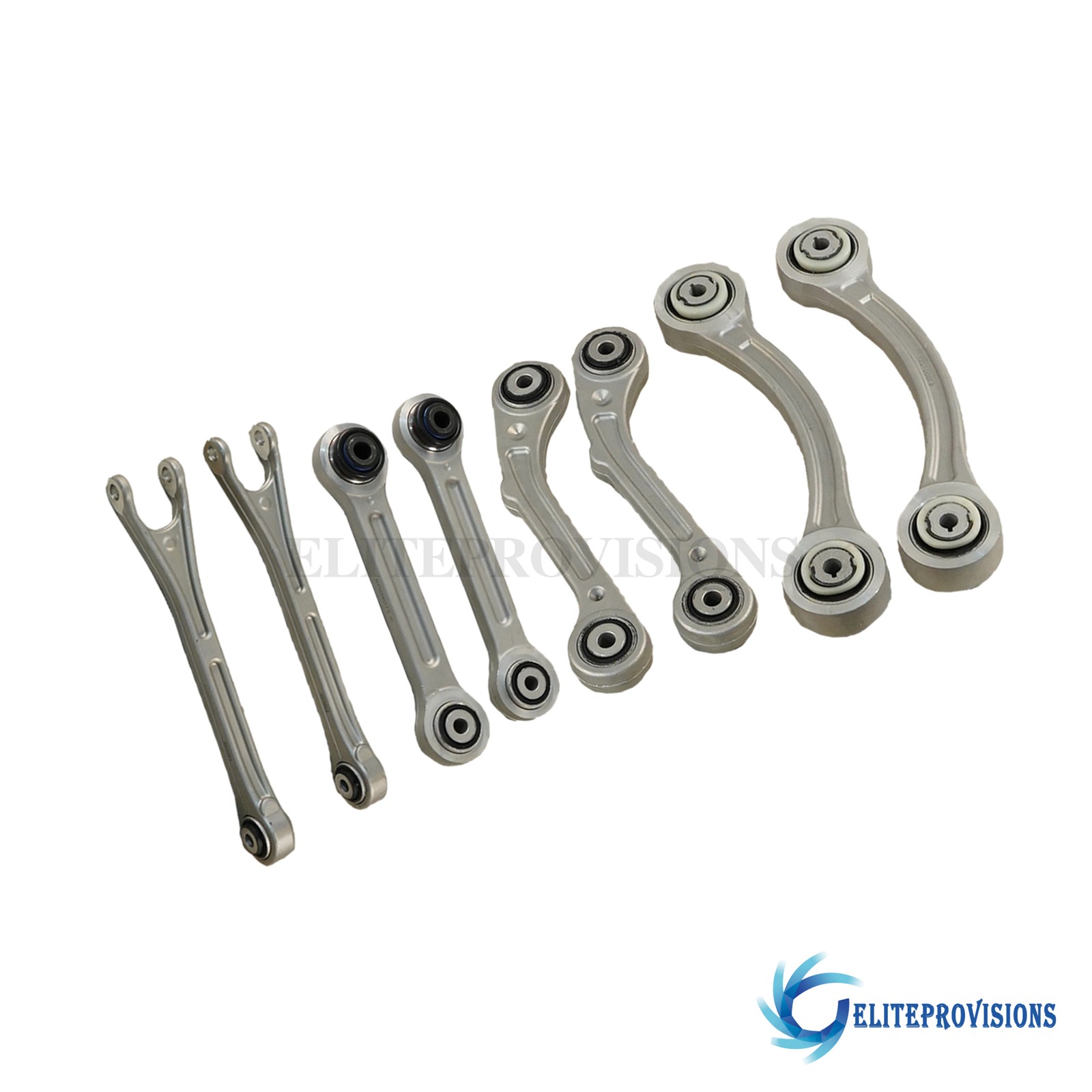 8PCS For Maserati Ghibli Quattroporte 2014-2016 Rear Suspension Control Arm Set