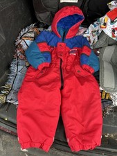 Vintage Color block 24M Snowsuit