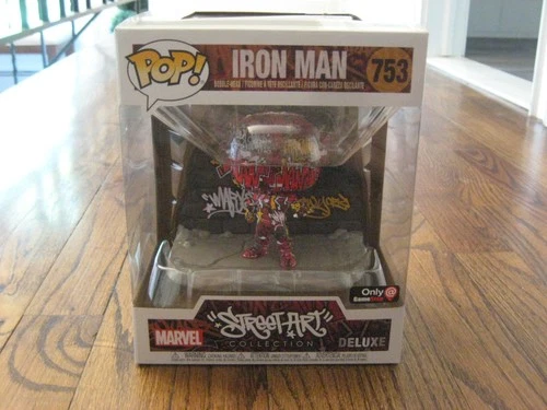 Funko Pop! Marvel Iron Man 753 Street Art Collection Gamestop Exclusive -New