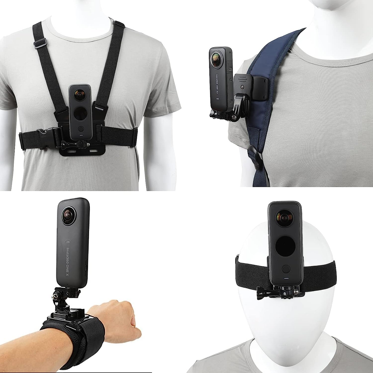 Accessories Kit for Insta360 One X4/X3/X2/X, One R, X and Gopro