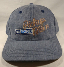 Ford Pickup Man Denim Cap Hat Snapback Made in the USA