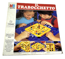 IL TRABOCCHETTO GIOCO IN SCATOLA MB GIOCHI BIGLIE IN VETRO 1978