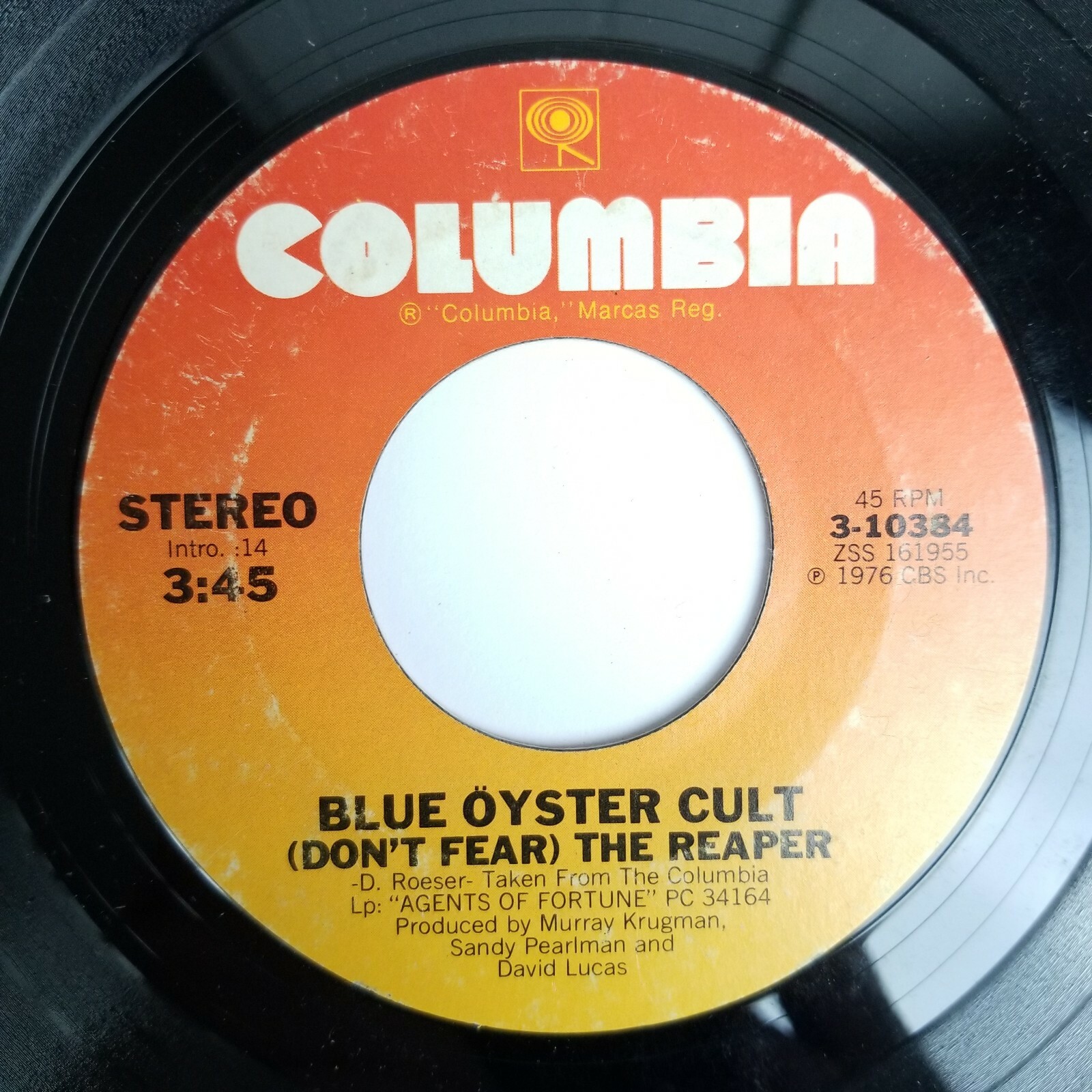 Blue Oyster Cult Don T Fear The Reaper For Sale Online Ebay