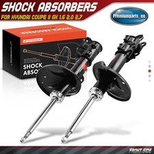 2x Shock Absorbers Front for Hyundai Coupe II GK 01-09 1.6 2.0 2.7 333508 333509