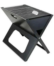 Oniva by Picnic H1254 Portable Folding Charcoal Grill X-Grill 19x19.6x1.25 in
