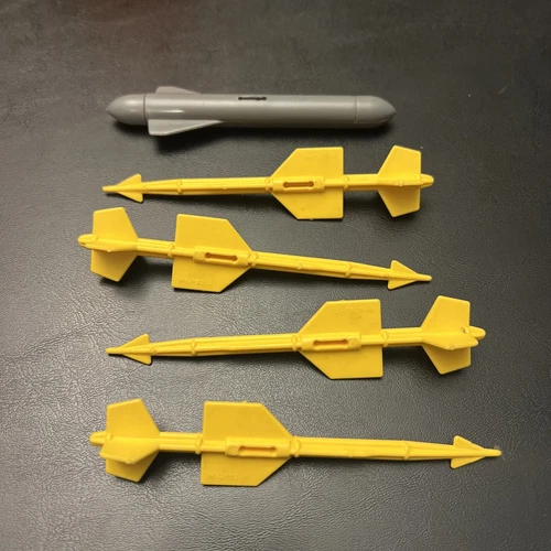 Gi Joe 3.75 Python Patrol Conquest X-30 1989 Vehicle Missiles Parts Accessories