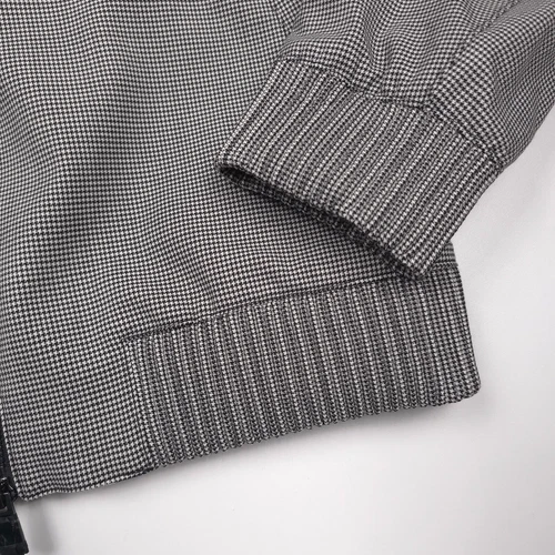 Hugo Boss C-Hanry-Wing Jacket Mens 40R Houndstooth Slim Fit Wool Full Zip NWT image 8