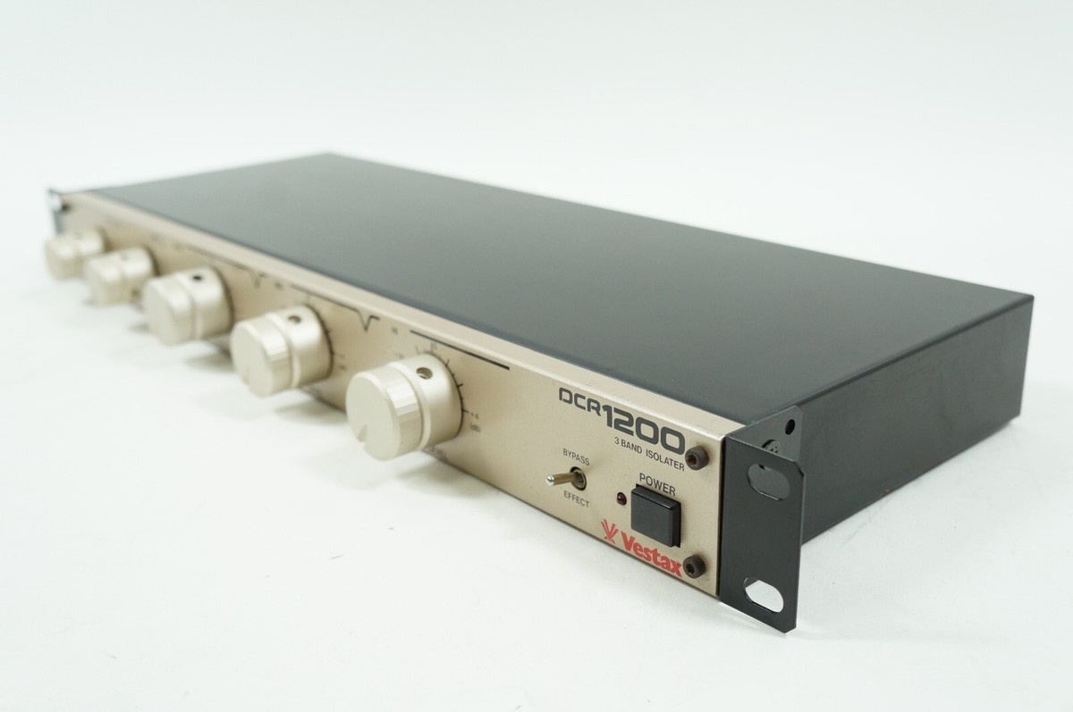 Vestax DCR-1200 3 Band Isolater DCR1200 DJ EQ Filter w/ 100 Vestax DCR-1200 3 Band Isolater DCR1200 DJ EQ Filter w/ 100