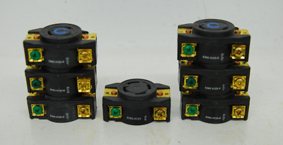 Elcom ENO-4123/ENO-3122-X/ENO-3123-X Twist Lock Receptacles - Lot of 7