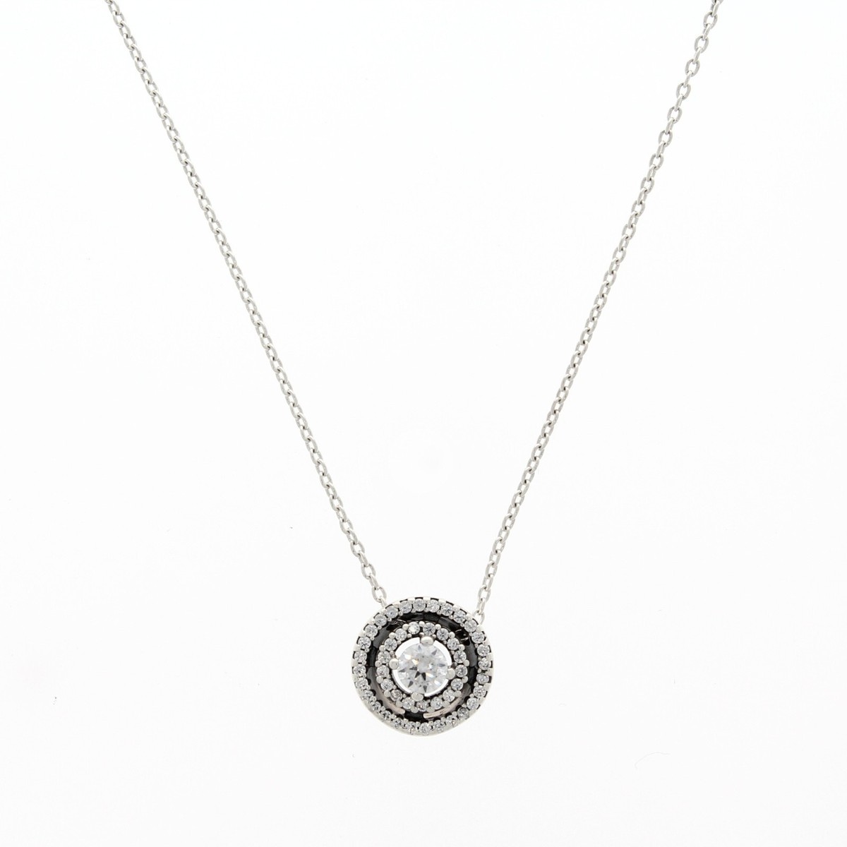 Silver Necklace Pandora Vintage Collier Necklace Genuine Pandora - Main Image