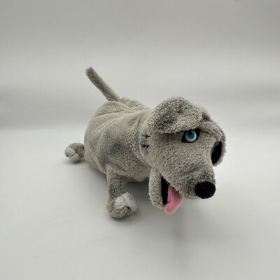 Vtg Walter The Farting Dog Stuffed Merrymakers Gray Soft Plush Stuffie 8'' 2004