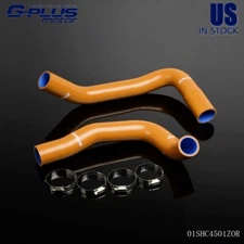 Silicone Radiator Coolant Hose Fit For 71-88 Chevy Small Block Camaro SBC Orange