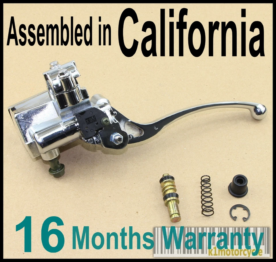 Cilindro maestro de freno y embrague de 16 mm para Kawasaki KZ650 700 750 ZL600 Vulcan Foto 2 de 4