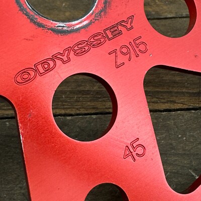 Odyssey Z915 BMX Sprocket 45t Red USA Old School BMX Z-915 45