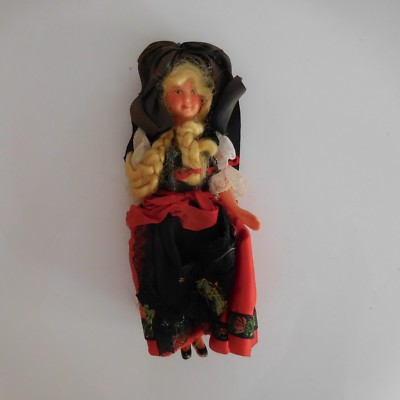 Puppe Sammlung Region Tradition Elsass Elsass Vintage 20.Jh. PN Frankreich